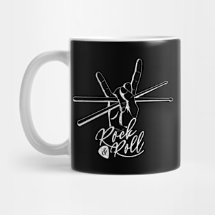 Rock and Roll Drummer Mug